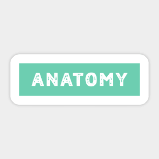 Anatomy - study of internal Structures Sticker